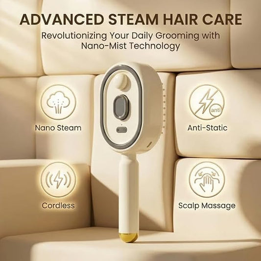 |Free Home Delivery| 5-in-1 Electric Mist Hair Brush