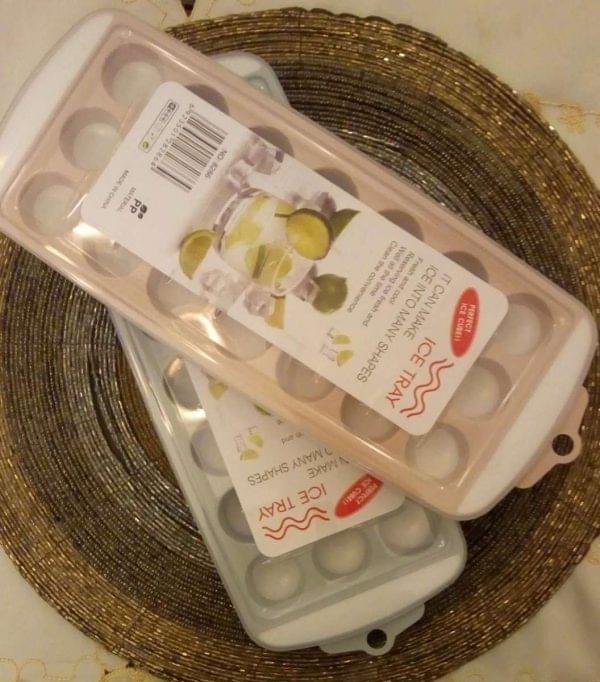 (Pack of 2) 21 Round Slots Diy Ice Cube Tray Summer Ice Mold Soft Silicone Ice Cream Tools