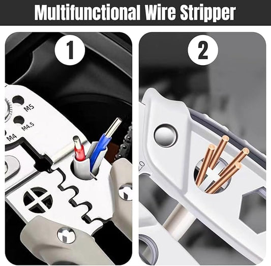 Multifunctional Wire Stripper Crimper Cable Cutter 🧰
