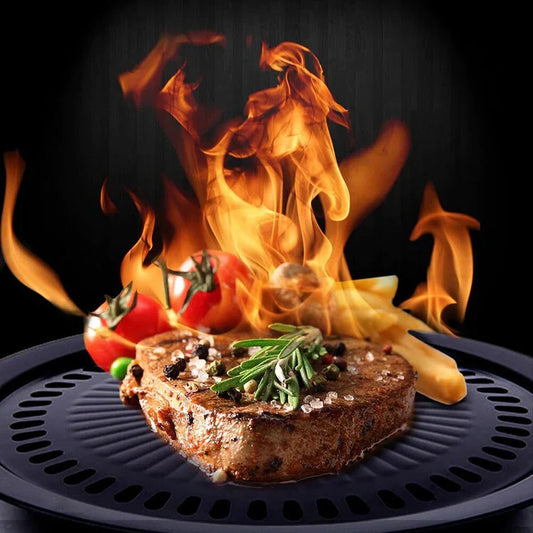 BBQ Grill Pan - Stove-Top BBQ Grill Pan