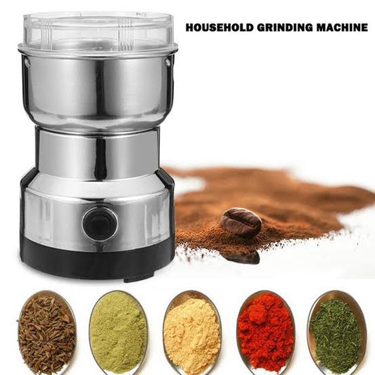Multi-Purpose Stainless Steel RAF Electric Grinder 4 Blades For Spices, Masala Grinding, Coffee Beans Machine