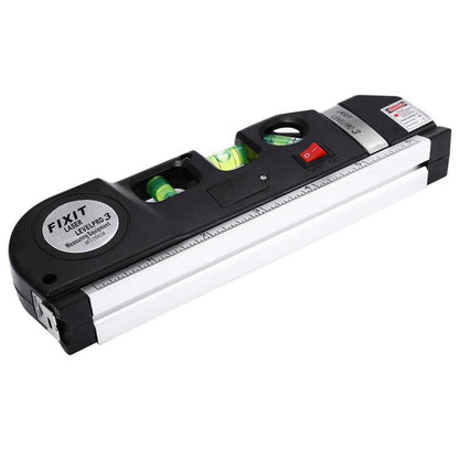 (Free Home Delivery) Professional 5-in-1 Laser Level with Ruler, Scale & Triple Spirit Level👌
