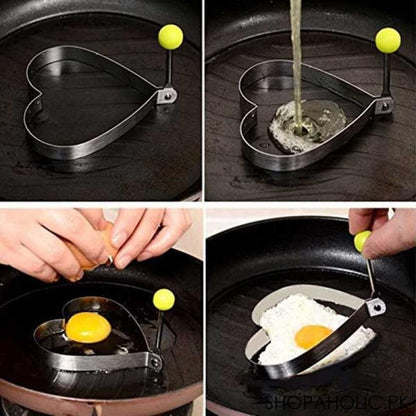(Pack of 4) Egg Molds Stainless Steel Set for Kitchen