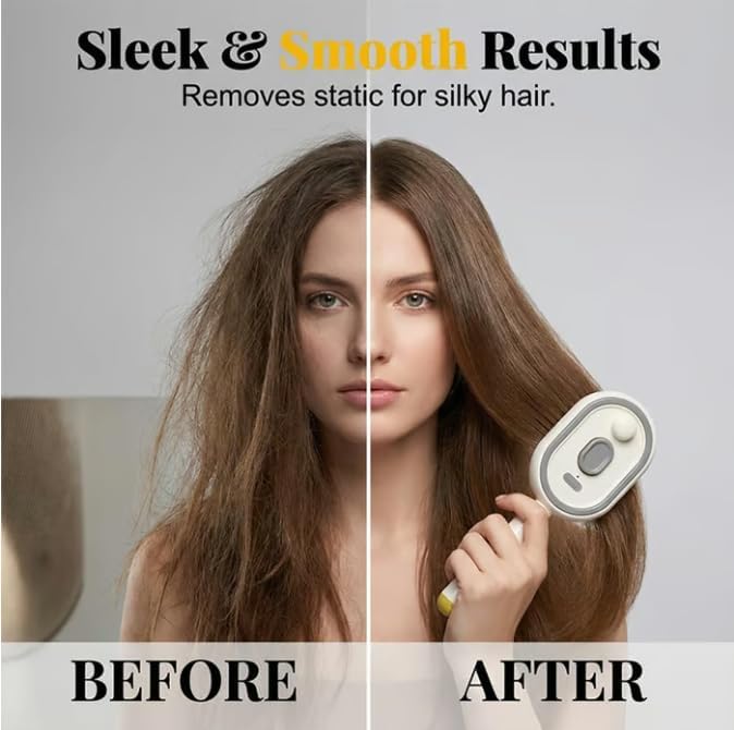 |Free Home Delivery| 5-in-1 Electric Mist Hair Brush