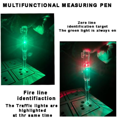 Transparent Electrical Tester Pen, Non-Contact AC Voltage Tester.