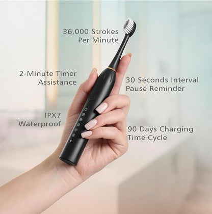 |FREE HOME DELIVERY| X3 Sonic Electric Toothbrush with 6 Modes Deep Cleaning Whitening
