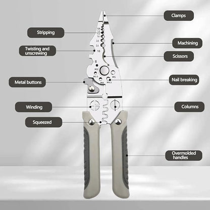 Multifunctional Wire Stripper Crimper Cable Cutter 🧰