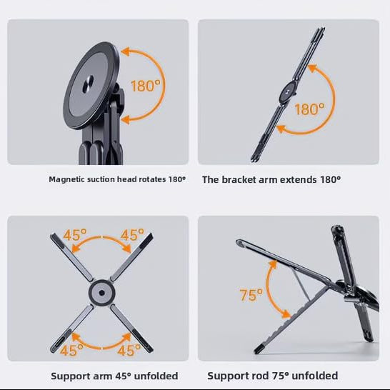 |FREE DELIVERY| 3 in 1 Magnetic Folding Stand for Laptops, Tablets, and Phones Tablet stand