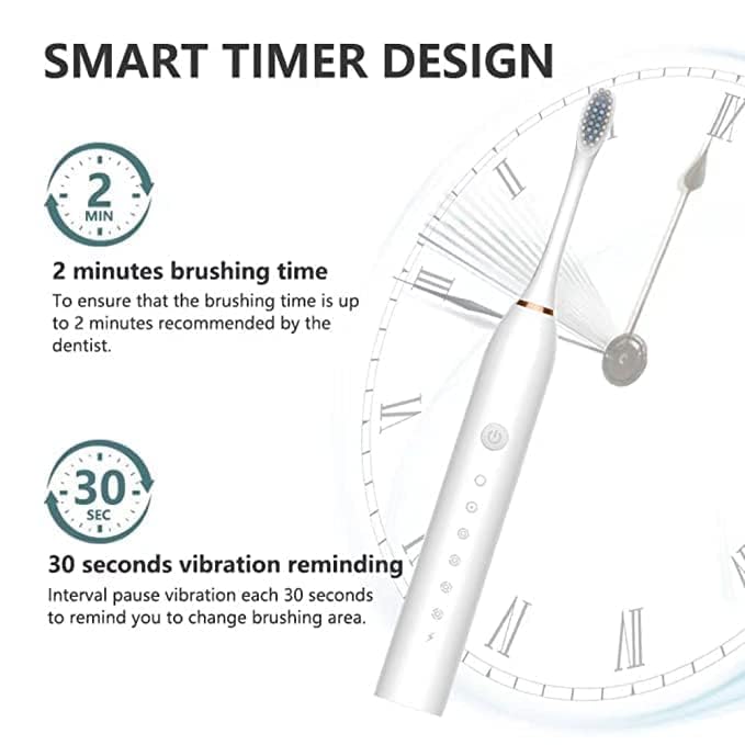 |FREE HOME DELIVERY| X3 Sonic Electric Toothbrush with 6 Modes Deep Cleaning Whitening