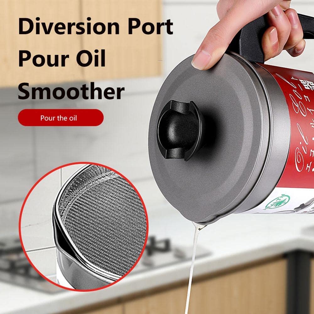Stainless-Steel Oil Filter Storage Pot (Free Home Delivery )