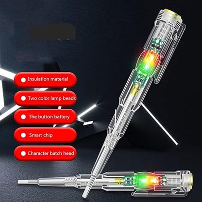 Transparent Electrical Tester Pen, Non-Contact AC Voltage Tester.