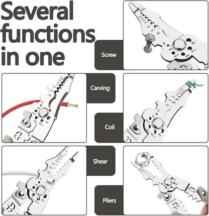 Multifunctional Wire Stripper Crimper Cable Cutter 🧰