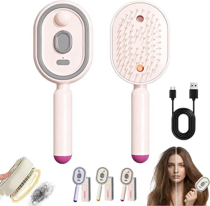 |Free Home Delivery| 5-in-1 Electric Mist Hair Brush
