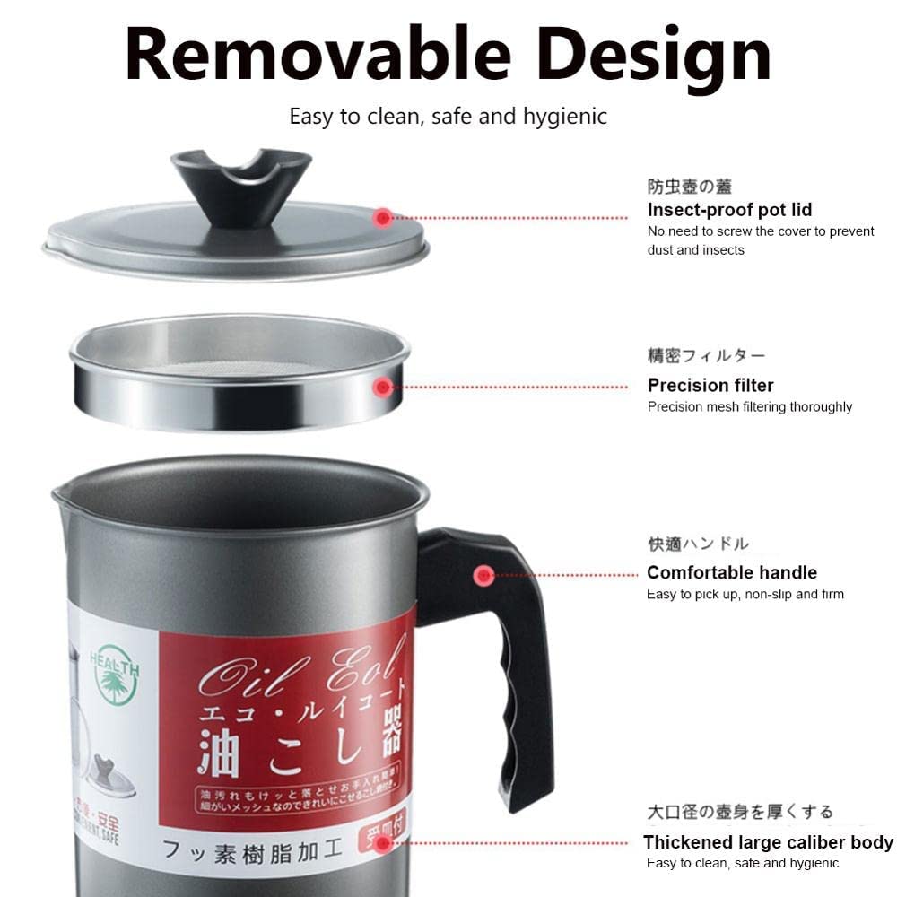 Stainless-Steel Oil Filter Storage Pot (Free Home Delivery )