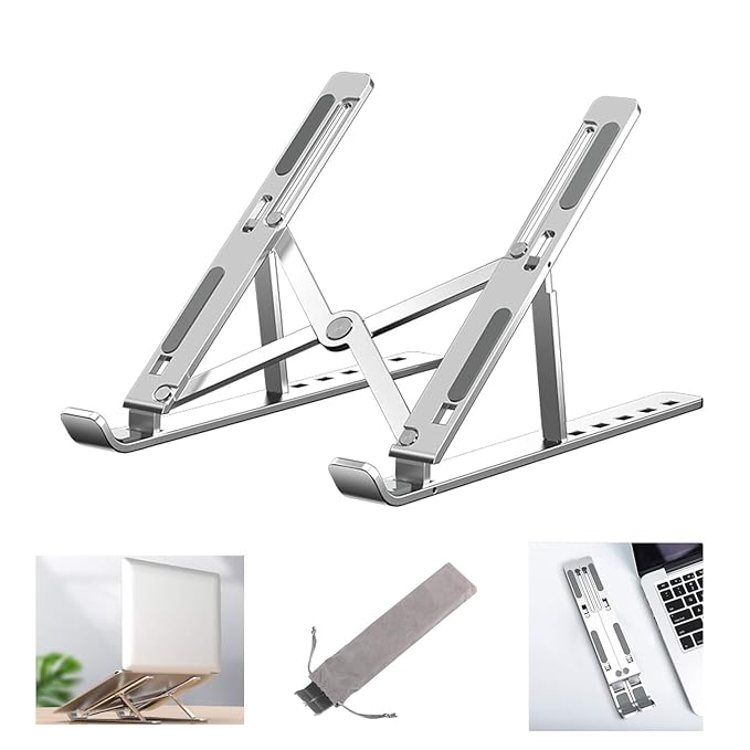 (Free Home Delivery) Aluminium Foldable Laptop Stand