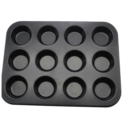 12 Hole Cupcake Tray, Muffin Pan,non stick cupcake baking pan kitchen utensil