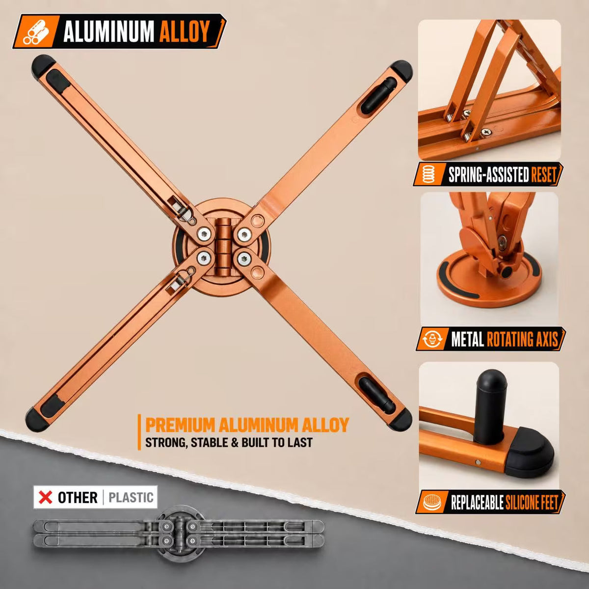 |FREE DELIVERY| 3 in 1 Magnetic Folding Stand for Laptops, Tablets, and Phones Tablet stand