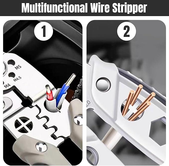 Multifunctional Wire Stripper Crimper Cable Cutter 🧰
