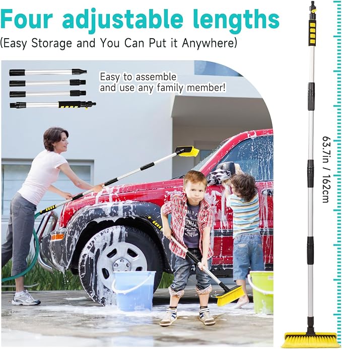 FREE DELIVERY| AquaPro Solar & Car Wash Brush 🚗🌞