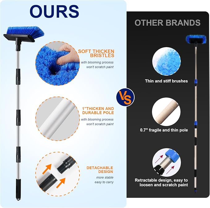 FREE DELIVERY| AquaPro Solar & Car Wash Brush 🚗🌞