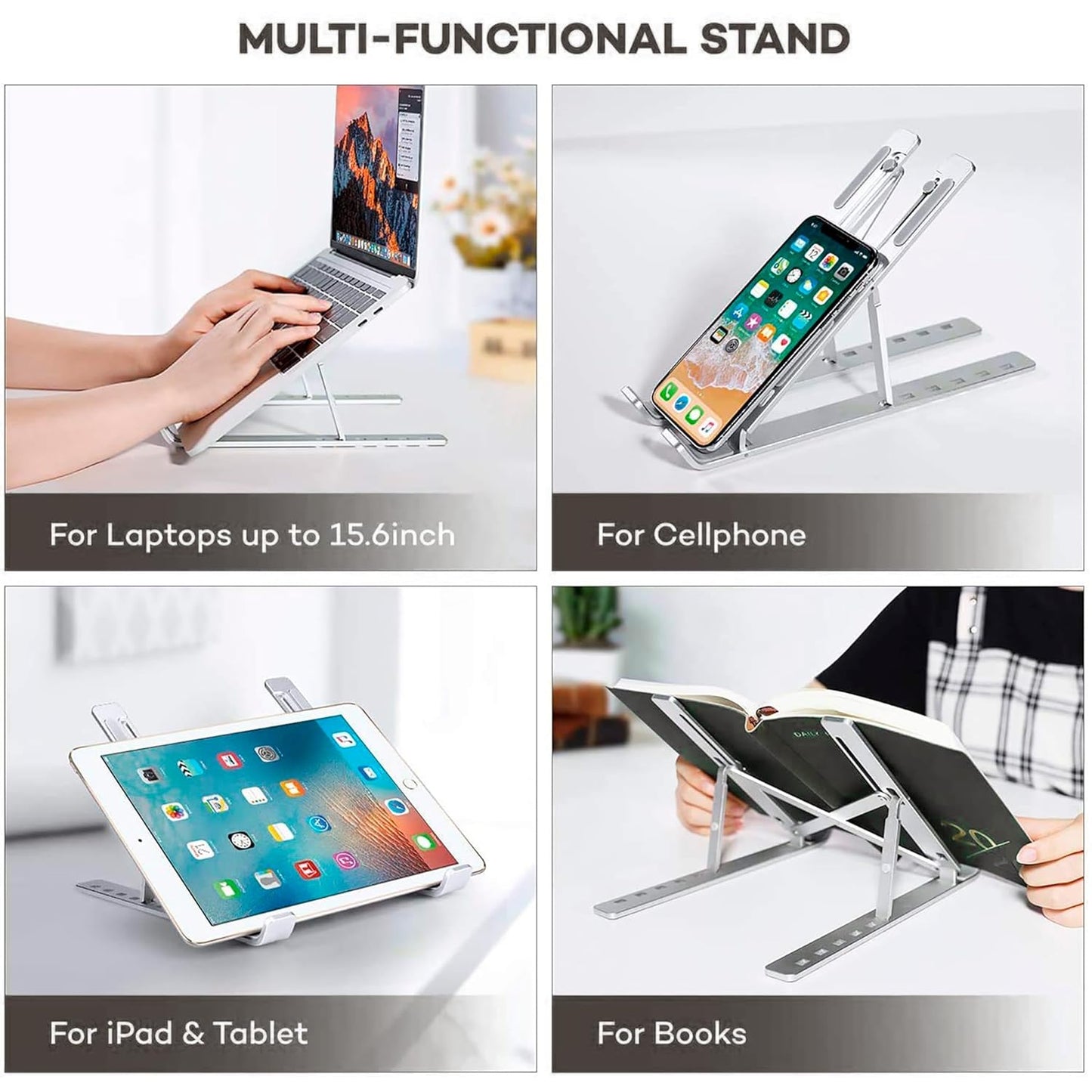 (Free Home Delivery) Aluminium Foldable Laptop Stand