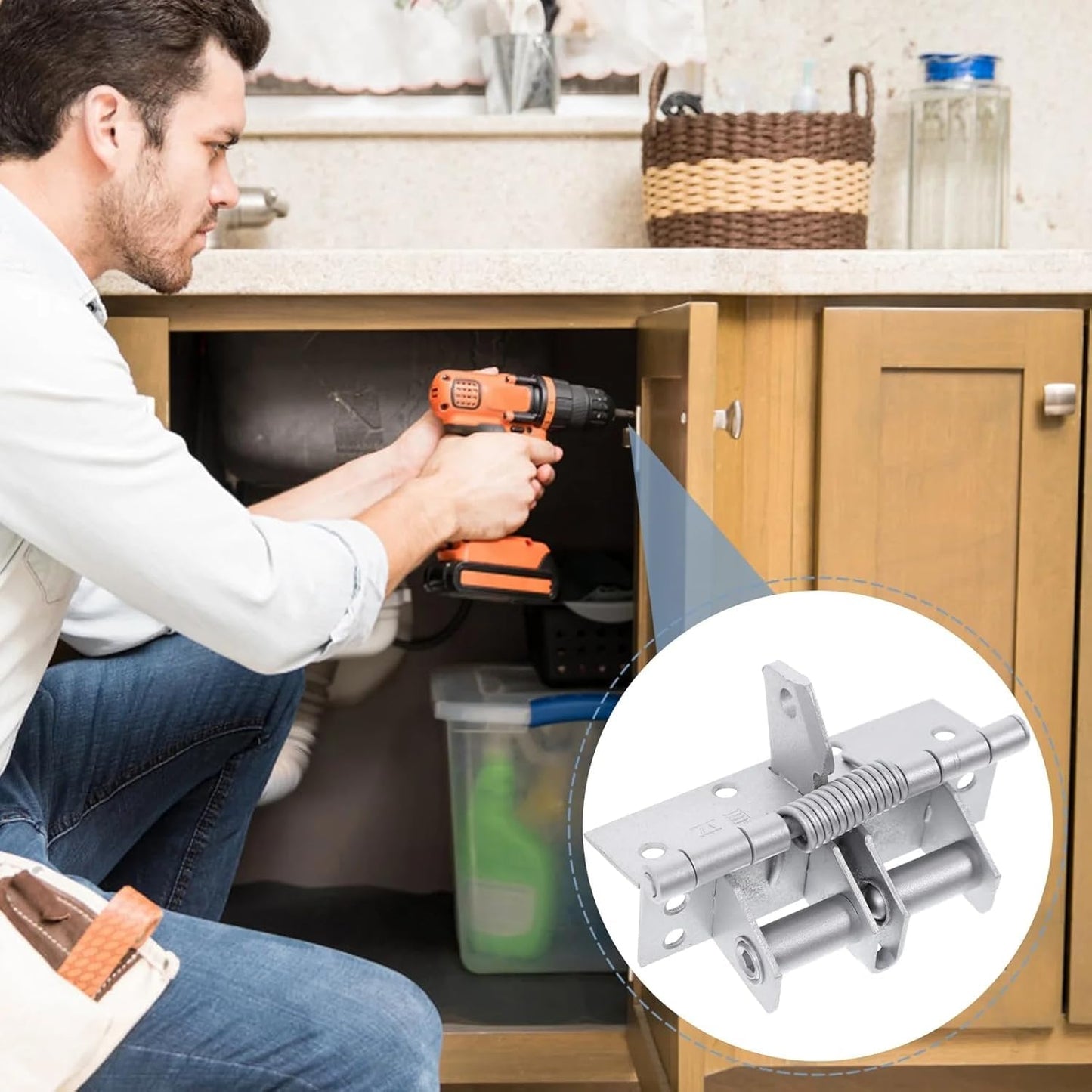 Automatic Metal  Spring Door Closer with (Free Home Delivery) 😯