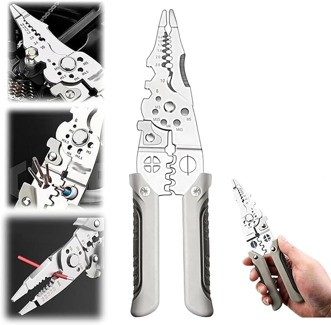 Multifunctional Wire Stripper Crimper Cable Cutter 🧰