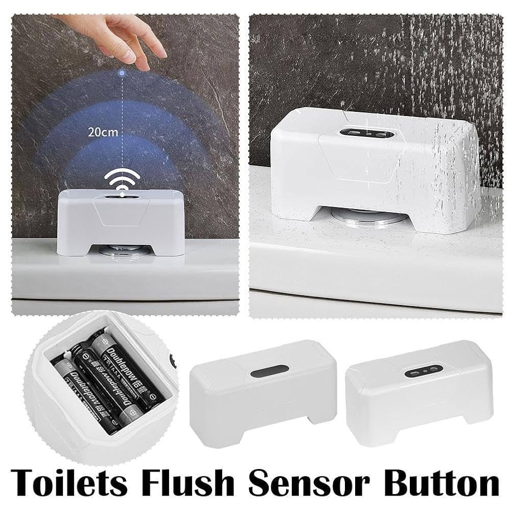 😍1st Time In Pakistan Automatic Sensing Toilet Flush Button, Touchless Smart Toilet Sensor (Free Home Delivery)