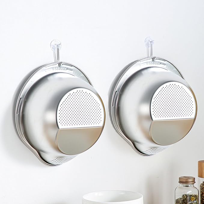 |FREE DELIVERY| Stainless Steel Rice Strainer Bowl