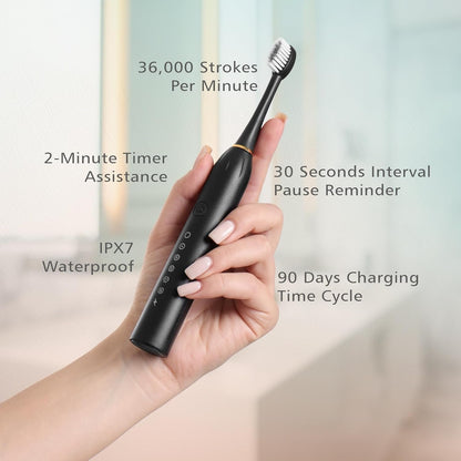 |FREE HOME DELIVERY| X3 Sonic Electric Toothbrush with 6 Modes Deep Cleaning Whitening