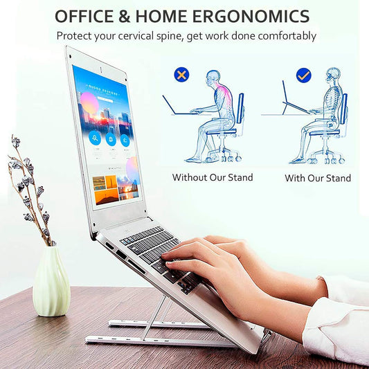 (Free Home Delivery) Aluminium Foldable Laptop Stand
