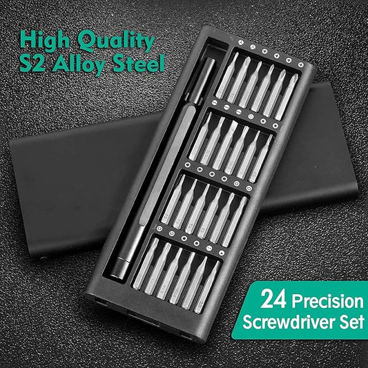 24 In 1 (Manual) Precision Screwdriver Set for Household Repairs