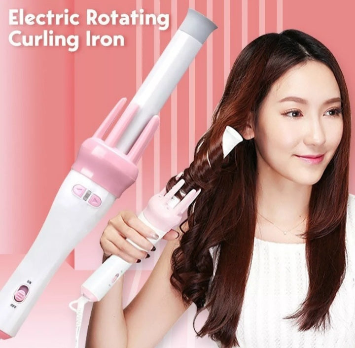 Automatic Ceramic Hair Curler Spin 360° Rotating Hair Styling Roller Auto Wavy Iron 30s Instant Ceramic Heat Wand