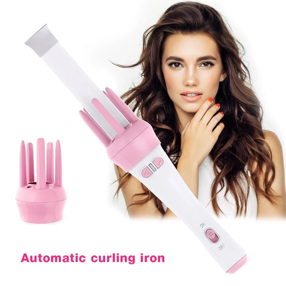 Automatic Ceramic Hair Curler Spin 360° Rotating Hair Styling Roller Auto Wavy Iron 30s Instant Ceramic Heat Wand