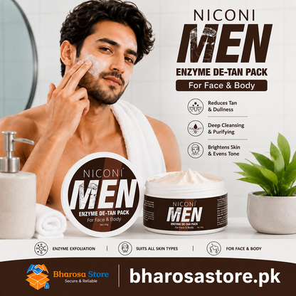 |FREE DELIVERY| Niconi Men Enzyme De-Tan Pack 300g