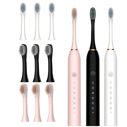 |FREE HOME DELIVERY| X3 Sonic Electric Toothbrush with 6 Modes Deep Cleaning Whitening