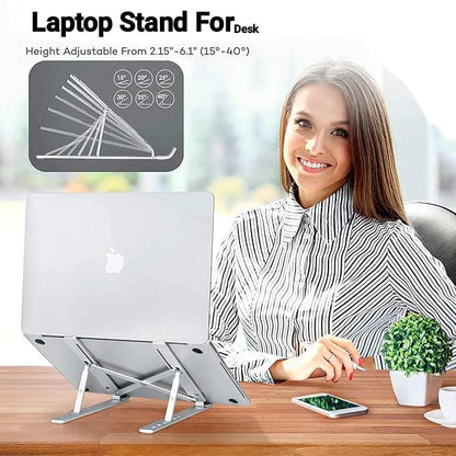 (Free Home Delivery) Aluminium Foldable Laptop Stand