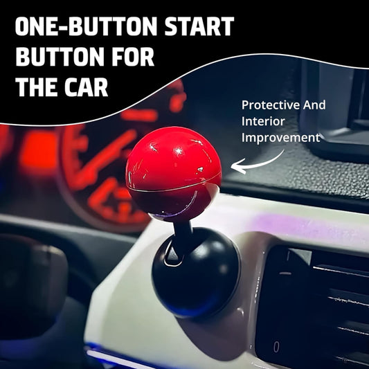 Car Push To Start Button Locker, Ball Shape Car Engine Start Stop Button Joystick (FREE HOME DELIVERY)