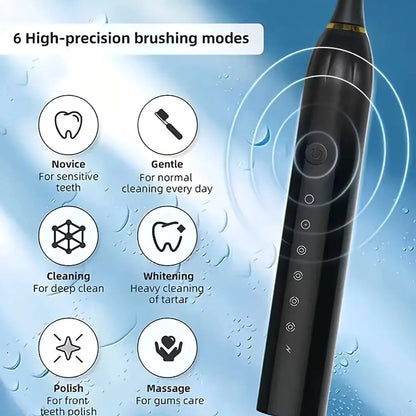 |FREE HOME DELIVERY| X3 Sonic Electric Toothbrush with 6 Modes Deep Cleaning Whitening