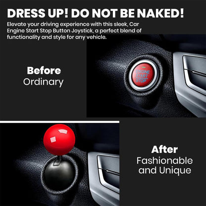 Car Push To Start Button Locker, Ball Shape Car Engine Start Stop Button Joystick (FREE HOME DELIVERY)