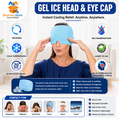 (FREE HOME DELIVERY) MigraCool Ice Relief Cap