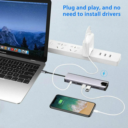 |FREE DELIVERY| 8-in-1 USB-C Multiport Hub Adapter 🔌