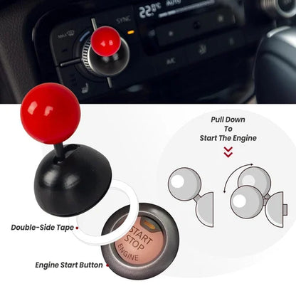 Car Push To Start Button Locker, Ball Shape Car Engine Start Stop Button Joystick (FREE HOME DELIVERY)