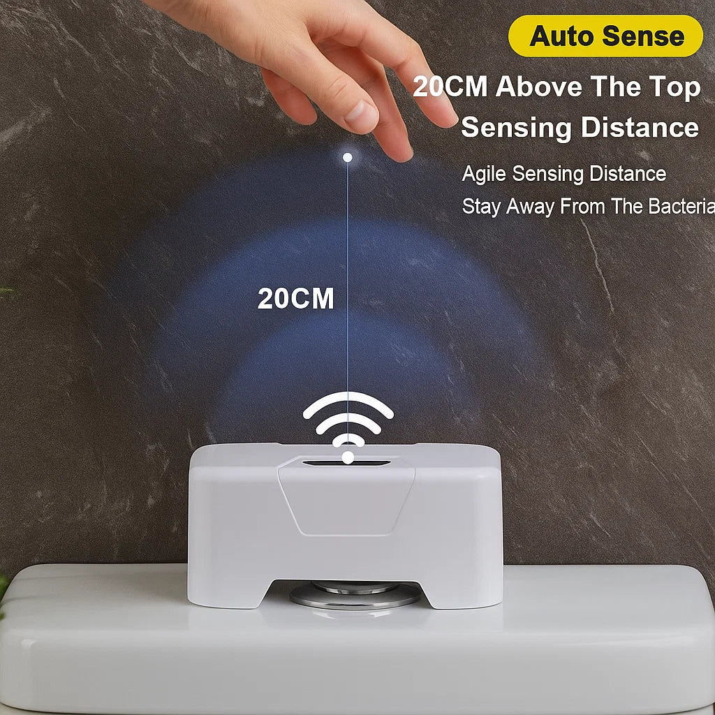 😍1st Time In Pakistan Automatic Sensing Toilet Flush Button, Touchless Smart Toilet Sensor (Free Home Delivery)